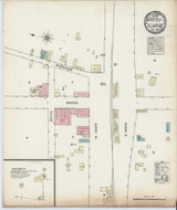 Clinton South Carolina 1884 - Fire Insurance Index - Old Map Reprint