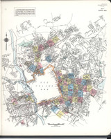 Columbia South Carolina 1956 V1A - Fire Insurance Index - Old Map Reprint