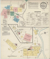 Hartsville South Carolina 1915 - Fire Insurance Index - Old Map Reprint