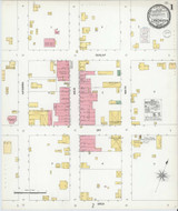 Lancaster South Carolina 1900 - Fire Insurance Index - Old Map Reprint