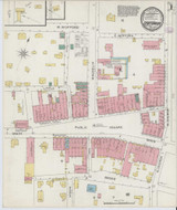 Spartanburg South Carolina 1893 - Fire Insurance Index - Old Map Reprint