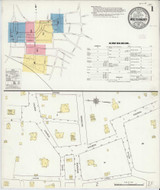 Walterboro South Carolina 1912 - Fire Insurance Index - Old Map Reprint