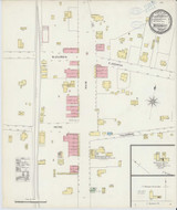 Woodruff South Carolina 1898 - Fire Insurance Index - Old Map Reprint