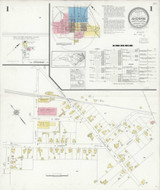 Ahoskie North Carolina 1930 - Fire Insurance Index - Old Map Reprint