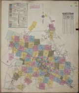 Durham North Carolina 1950 - Fire Insurance Index - Old Map Reprint