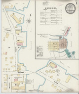 Elizabeth City North Carolina 1891 - Fire Insurance Index - Old Map Reprint