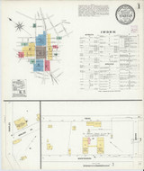 Henderson North Carolina 1907 - Fire Insurance Index - Old Map Reprint
