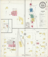 Newton North Carolina 1907 - Fire Insurance Index - Old Map Reprint