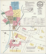 Rockingham North Carolina 1918 - Fire Insurance Index - Old Map Reprint