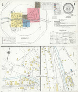 Sylva North Carolina 1933 - Fire Insurance Index - Old Map Reprint