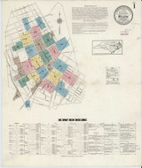 Wilson North Carolina 1913 - Fire Insurance Index - Old Map Reprint