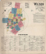Wilson North Carolina 1922 - Fire Insurance Index - Old Map Reprint