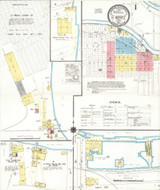 Saint Maries Idaho 1921 - Fire Insurance Index - Old Map Reprint