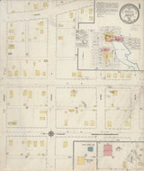 Baker Montana 1920 - Fire Insurance Index - Old Map Reprint