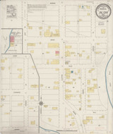 Big Fork Montana 1916 - Fire Insurance Index - Old Map Reprint