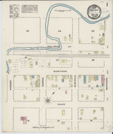 Dillon Montana 1884 - Fire Insurance Index - Old Map Reprint