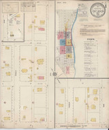 Fort Benton Montana 1939 - Fire Insurance Index - Old Map Reprint
