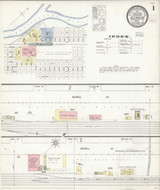Glendive Montana 1903 - Fire Insurance Index - Old Map Reprint