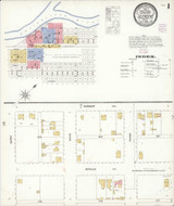Glendive Montana 1905 - Fire Insurance Index - Old Map Reprint