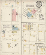 Manhattan Montana 1912 - Fire Insurance Index - Old Map Reprint