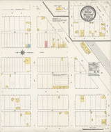Melrose Montana 1914 - Fire Insurance Index - Old Map Reprint