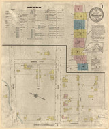 Abingdon Virginia 1913 - Fire Insurance Index - Old Map Reprint