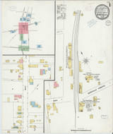 Berryville Virginia 1899 - Fire Insurance Index - Old Map Reprint