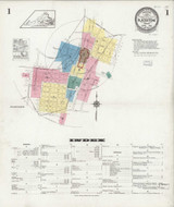 Blackstone Virginia 1925 - Fire Insurance Index - Old Map Reprint