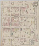Charlottesville Virginia 1886 - Fire Insurance Index - Old Map Reprint