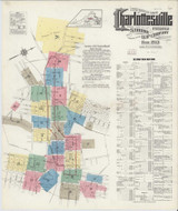 Charlottesville Virginia 1913 - Fire Insurance Index - Old Map Reprint