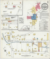 Christiansburg Virginia 1921 - Fire Insurance Index - Old Map Reprint