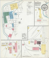 Covington Virginia 1902 - Fire Insurance Index - Old Map Reprint
