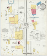 Emporia Virginia 1904 - Fire Insurance Index - Old Map Reprint