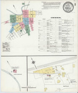 Farmville Virginia 1910 - Fire Insurance Index - Old Map Reprint