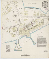 Fortress Monroe Virginia 1886 - Fire Insurance Index - Old Map Reprint