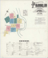 Franklin Virginia 1912 - Fire Insurance Index - Old Map Reprint