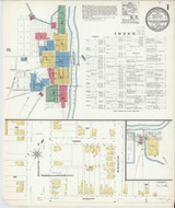 Fredericksburg Virginia 1907 - Fire Insurance Index - Old Map Reprint