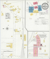 Lawrenceville Virginia 1907 - Fire Insurance Index - Old Map Reprint