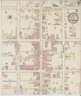 Lexington Virginia 1886 - Fire Insurance Index - Old Map Reprint