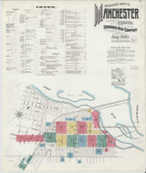 Manchester Virginia 1905 - Fire Insurance Index - Old Map Reprint