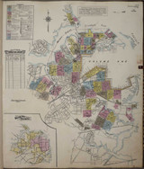 Portsmouth Virginia 1950 V2 - Fire Insurance Index - Old Map Reprint