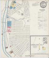 Radford Virginia 1891 - Fire Insurance Index - Old Map Reprint