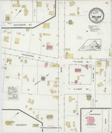 Saluda Virginia 1921 - Fire Insurance Index - Old Map Reprint