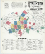 Staunton Virginia 1904 - Fire Insurance Index - Old Map Reprint