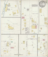 Tazewell Virginia 1897 - Fire Insurance Index - Old Map Reprint
