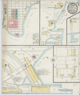 West Point Virginia 1895 - Fire Insurance Index - Old Map Reprint