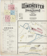 Winchester Virginia 1885 - Fire Insurance Index - Old Map Reprint