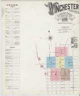 Winchester Virginia 1891 - Fire Insurance Index - Old Map Reprint