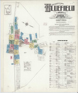 Bluefield West Virginia 1914 - Fire Insurance Index - Old Map Reprint