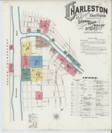Charleston West Virginia 1893 - Fire Insurance Index - Old Map Reprint